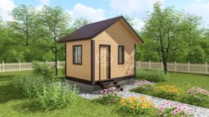 Баня из бруса 3×4 метра