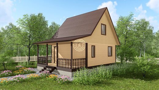 Баня из бруса 6×8 метров